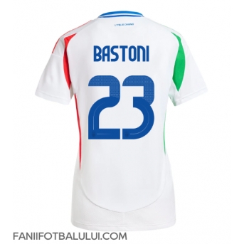 Italia Alessandro Bastoni #23 Echipament de Fotbal Replică European 2024 Femei Deplasare